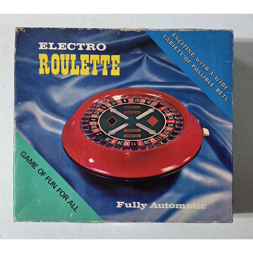 Vintage 1970s Waco Japan ELECTRO-ROULETTE Machine Game in Box - WORKING
